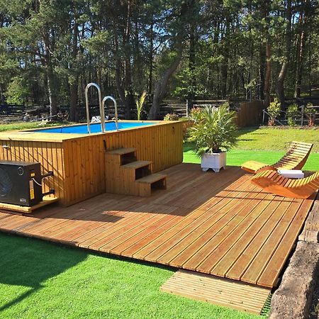 Vip Village Las Woda Rower - Podgrzewany Basen, Balia, Sauna Miedzierza 외부 사진