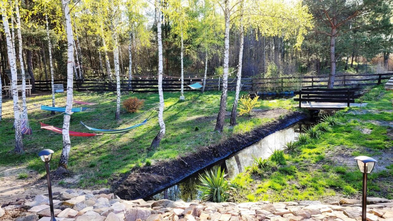 Vip Village Las Woda Rower - Podgrzewany Basen, Balia, Sauna Miedzierza 외부 사진