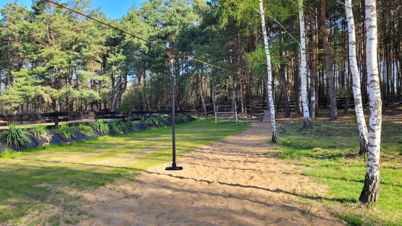 Vip Village Las Woda Rower - Podgrzewany Basen, Balia, Sauna Miedzierza 외부 사진