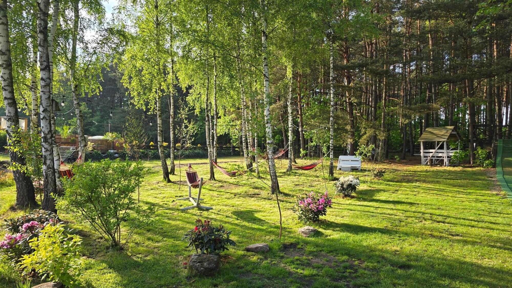 Vip Village Las Woda Rower - Podgrzewany Basen, Balia, Sauna Miedzierza 외부 사진