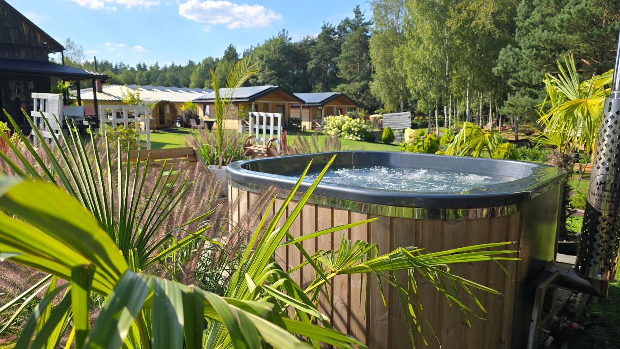 Vip Village Las Woda Rower - Podgrzewany Basen, Balia, Sauna Miedzierza 외부 사진