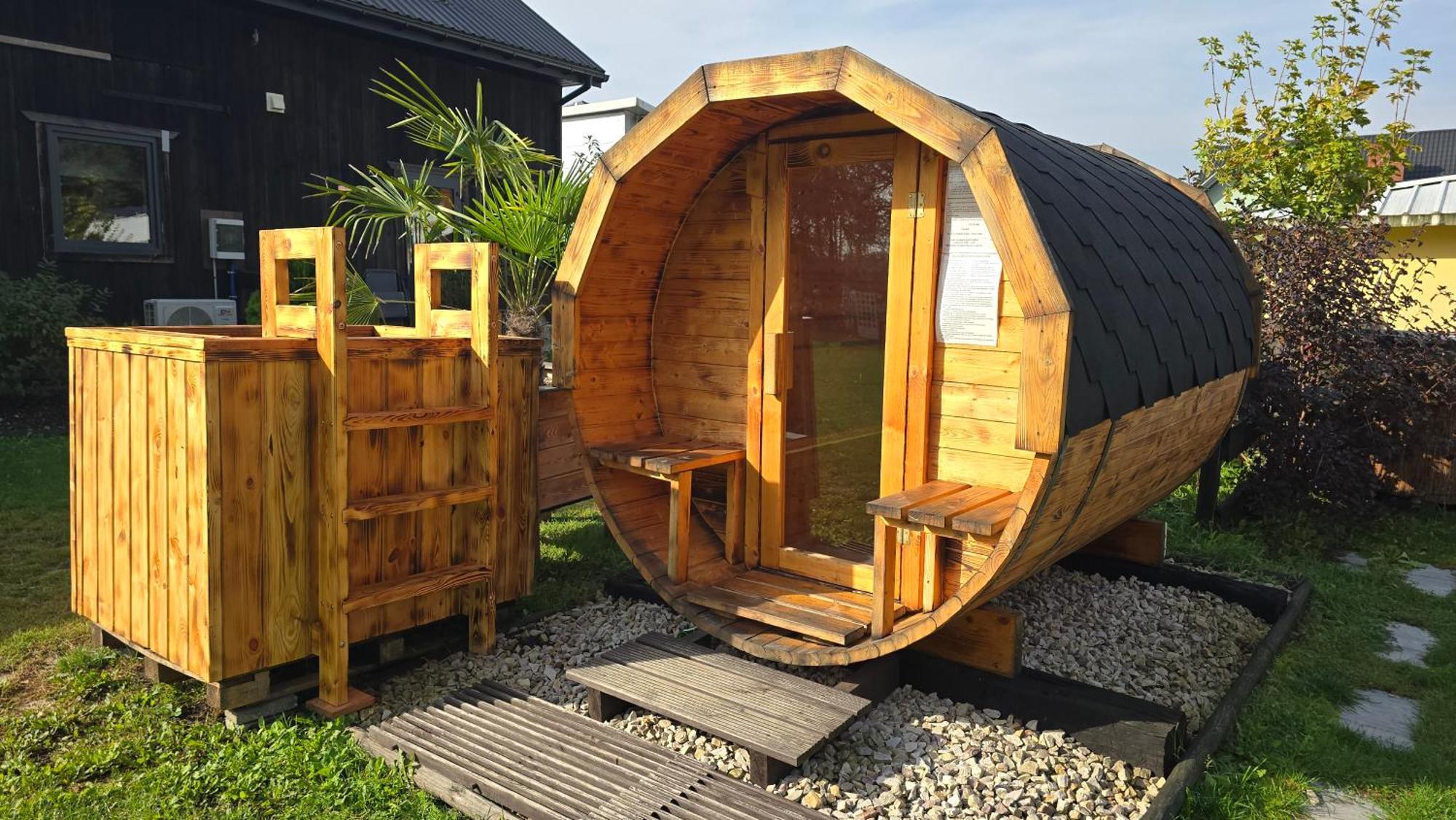 Vip Village Las Woda Rower - Podgrzewany Basen, Balia, Sauna Miedzierza 외부 사진